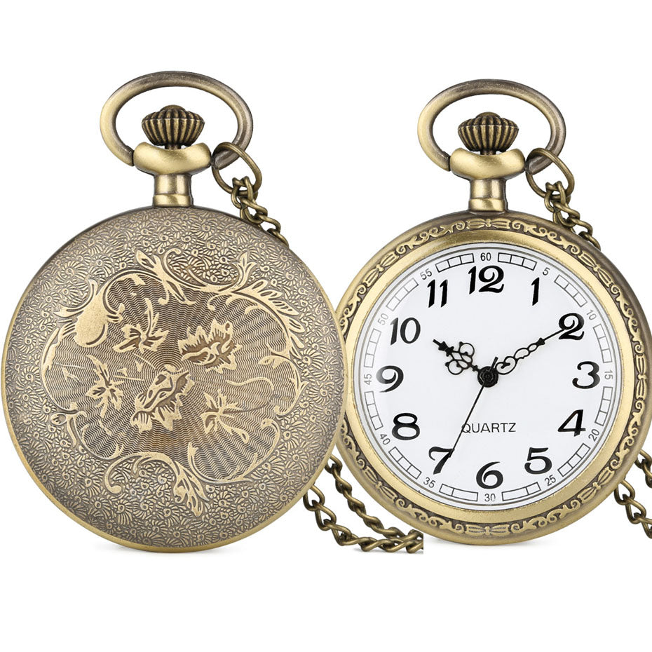 Retro Roman Digital Display Kvarts Retro Pocket Klocka - Modern Ancient Striking Sophisticated Swedish Heritage