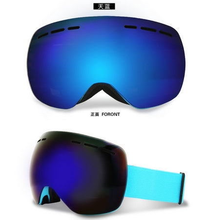 Skidglasögon,Vintersnösport Snowboardglasögon med anti-dimma UV-skydd för män Kvinnor Ungdom Snöskoter Skidåkning Skridskomask