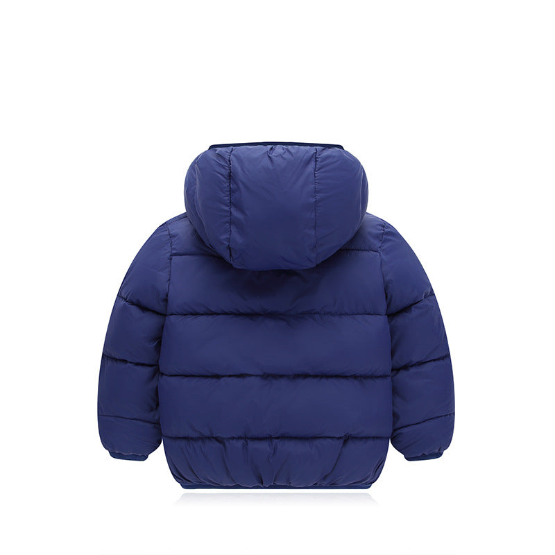 Doudoune à capuche et doudoune enfant