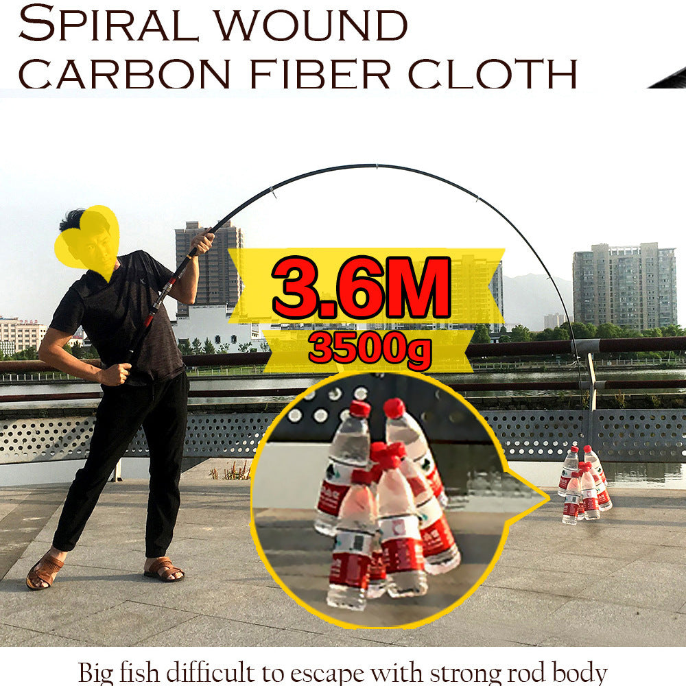 Super Hard Telescopic Rod Carbon Fiber for Sea Fishing