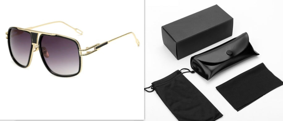 Solglasögon homme varumärken Designer Sun glasögon kör Oculos De Sol Masculino Grandmaster Square Solglass