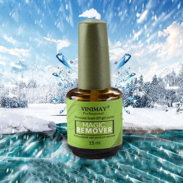 Magic Nail Polish Remover - 15ml 5*3*3cm 1-2 Minutes | Fast Soak Off Burst Technology