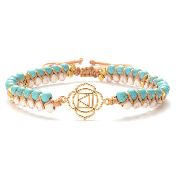 Sju chakra spirituell meditationsarmband