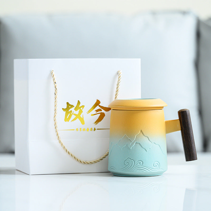 Tasse en céramique, tasse de bureau, thé à bulles