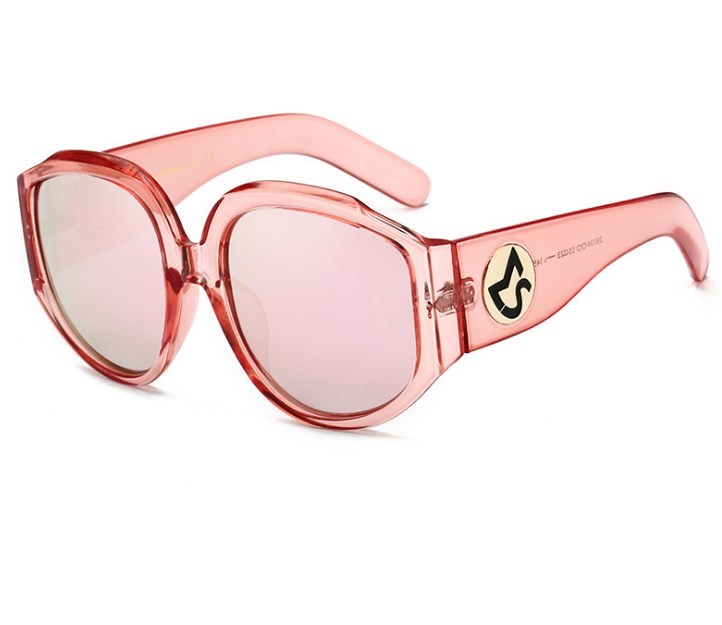Nouveauté surdimensionné femmes lunettes de soleil rondes mode dames montures Olive lunettes