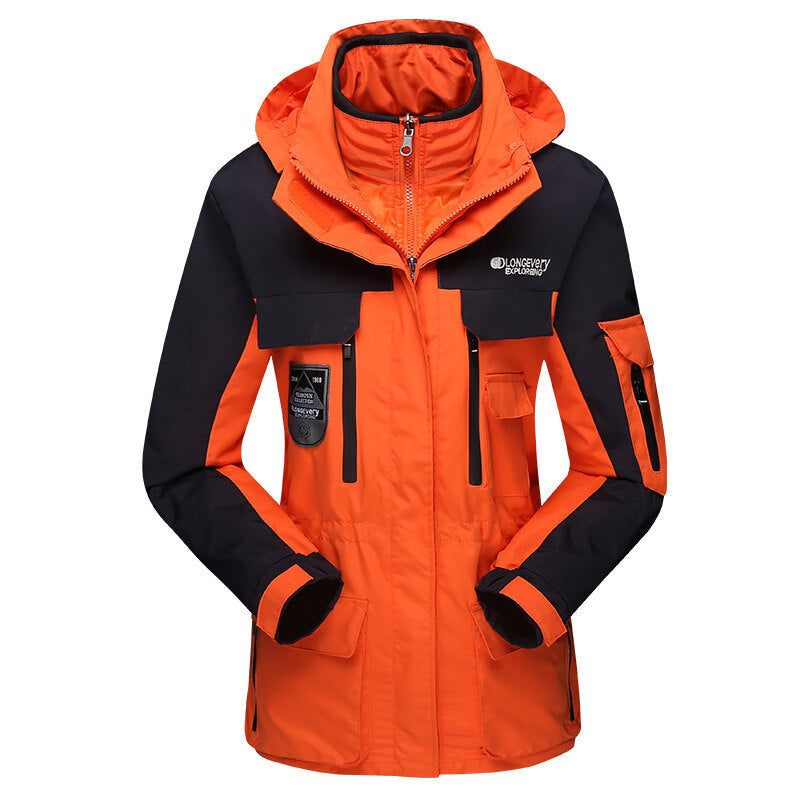 Veste trois en un avec deux vestes détachables
