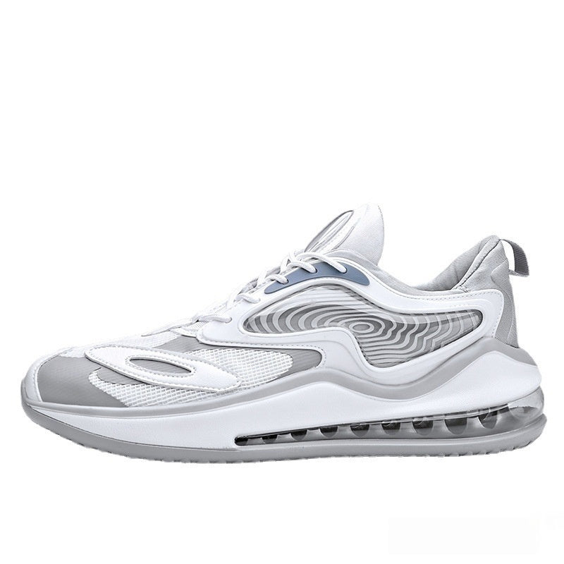 Summer Air Cushion Men's Shoes - Space Black/White