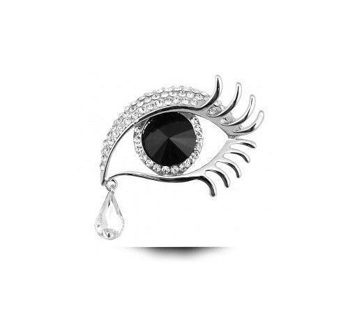 Diamantprydd brosch