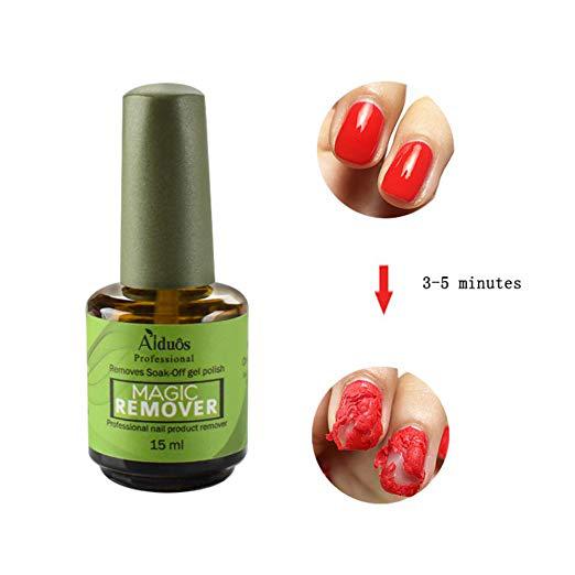 Magic Nail Polish Remover - 15ml 5*3*3cm 1-2 Minutes | Fast Soak Off Burst Technology