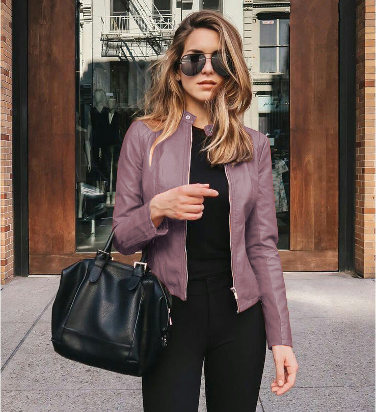 Leather PU Suit Jacket - High-Quality Sophisticated Elegant Durable Sleek Comfortable Versatile