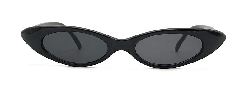 Nya solglasögon med ovala bågar, transparenta havsglasögon, personlighet, retro solglasögon, mode, vilda solglasögon