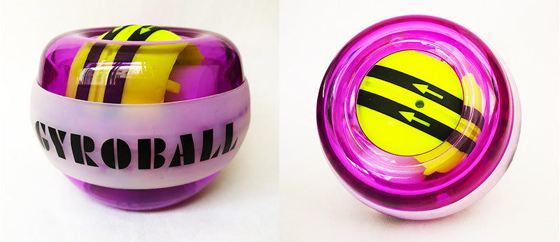 Professional Fitness Wrist Ball - ABS & Zinc Alloy Gyroscopic Trainer (6 LED Color Options)