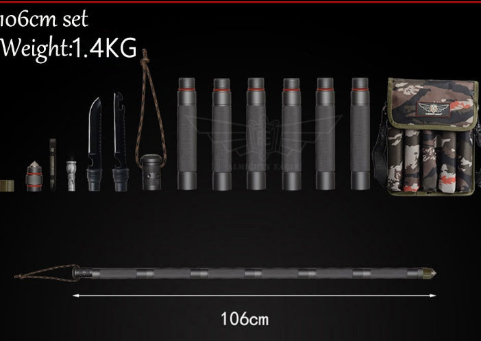 Outdoor Defense Tactical Stick | Hiking Camping Gear