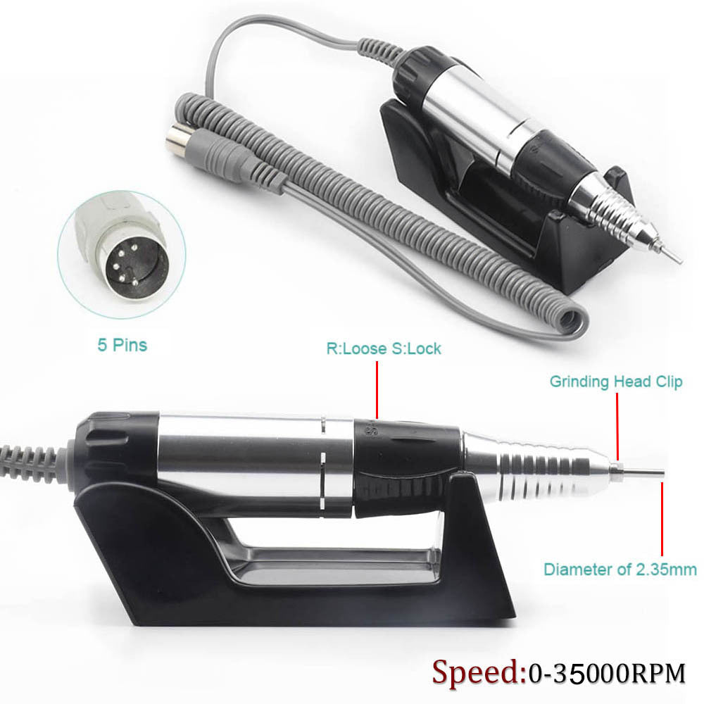 Professional Nail Drill System - Model 202 | 24.5x20.5x10cm 15W 0-35000 RPM