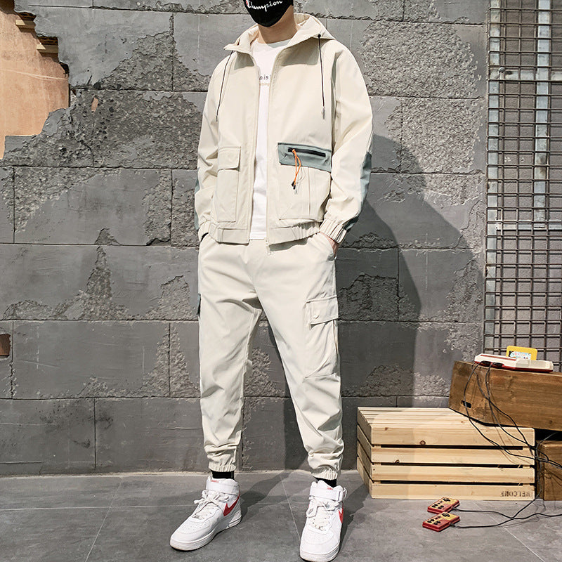 Ensemble veste à capuche décontractée printemps et automne