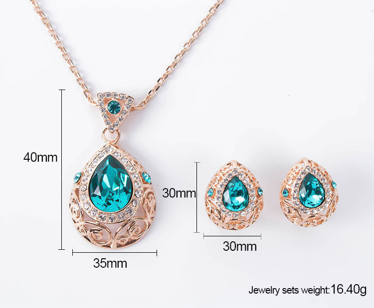 Hollow Pattern Jewelry Set - Elegant and Stylish