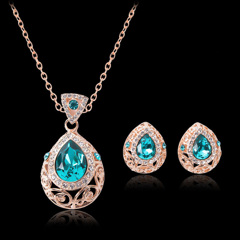Hollow Pattern Jewelry Set - Elegant and Stylish