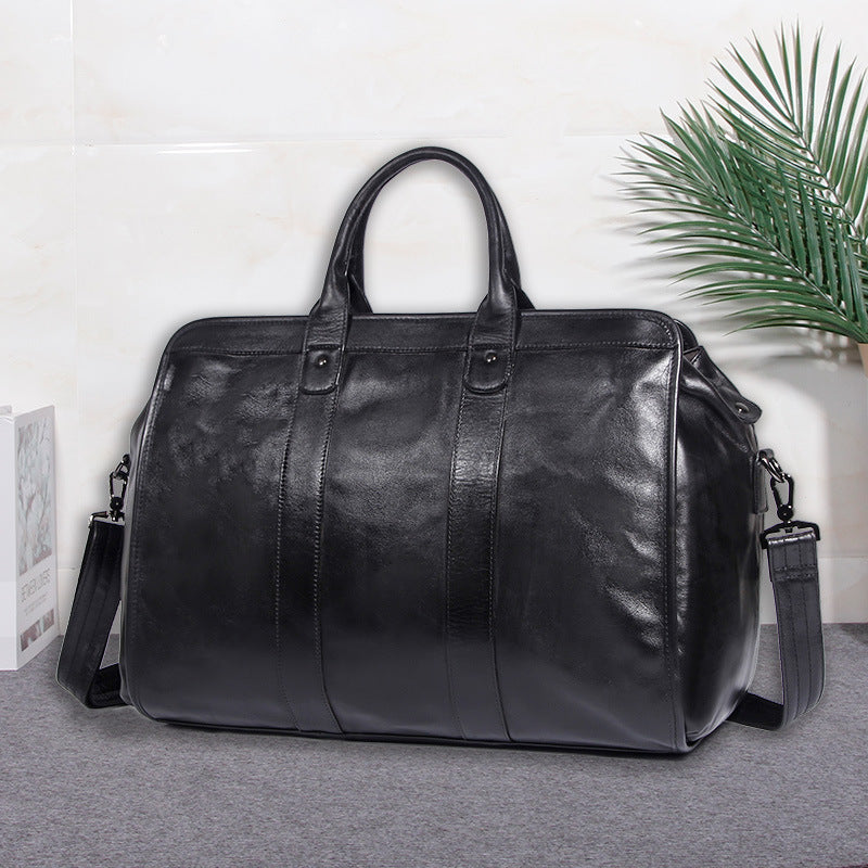 Holiday Fashion: Genuine Leather Travel Luggage Bag