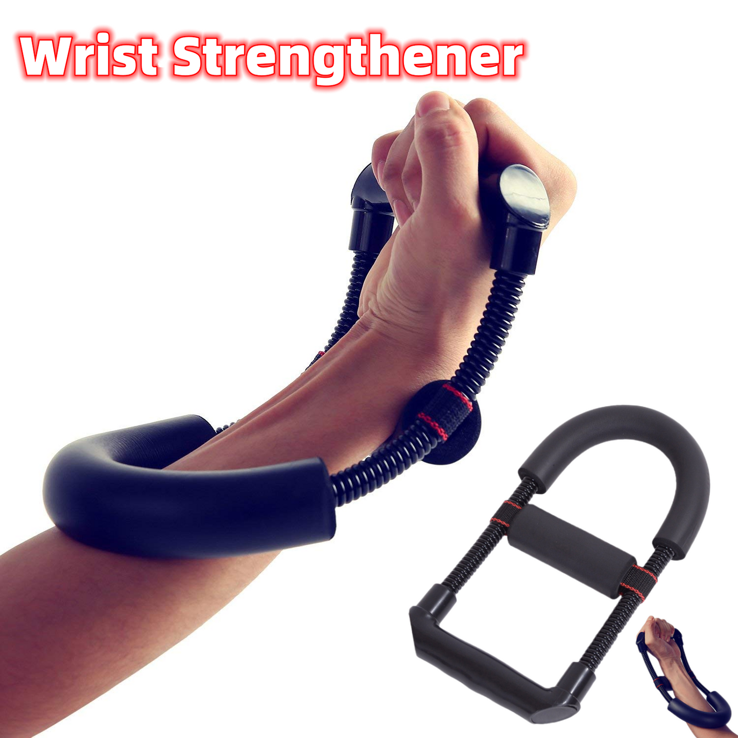 Grip Power Handled Underarm Hand Grip Arm Trainer Justerbar Underarm Hand Handledsövningar Force Trainer Power Strengthener Grip Fitness