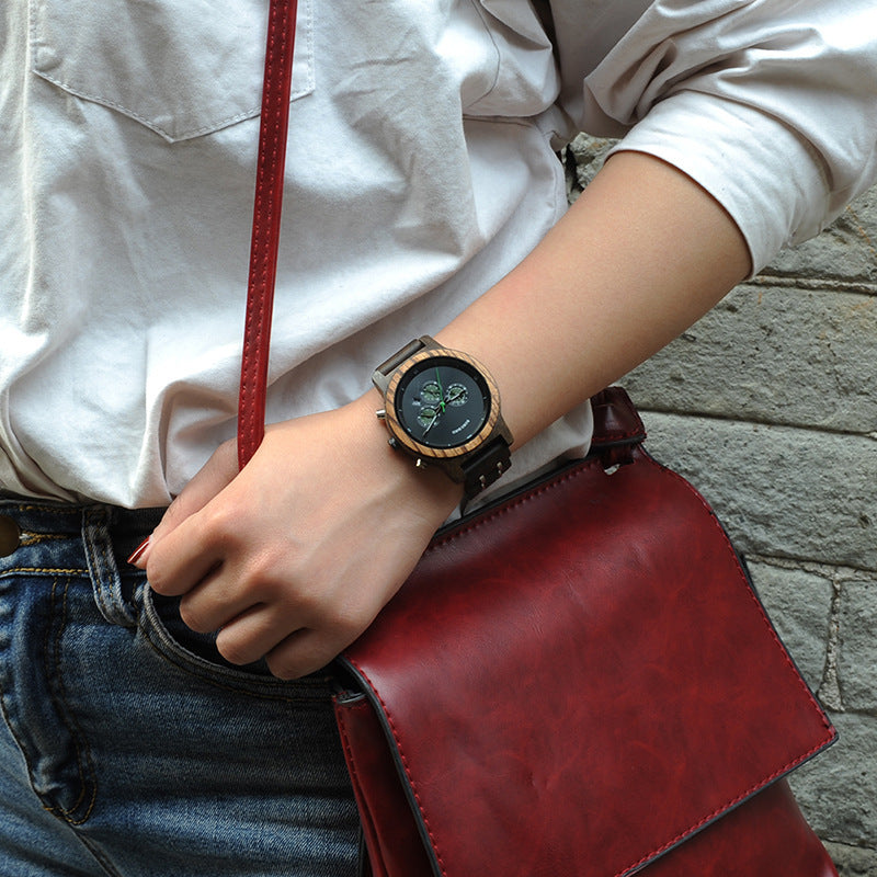 Montre en bois pour hommes