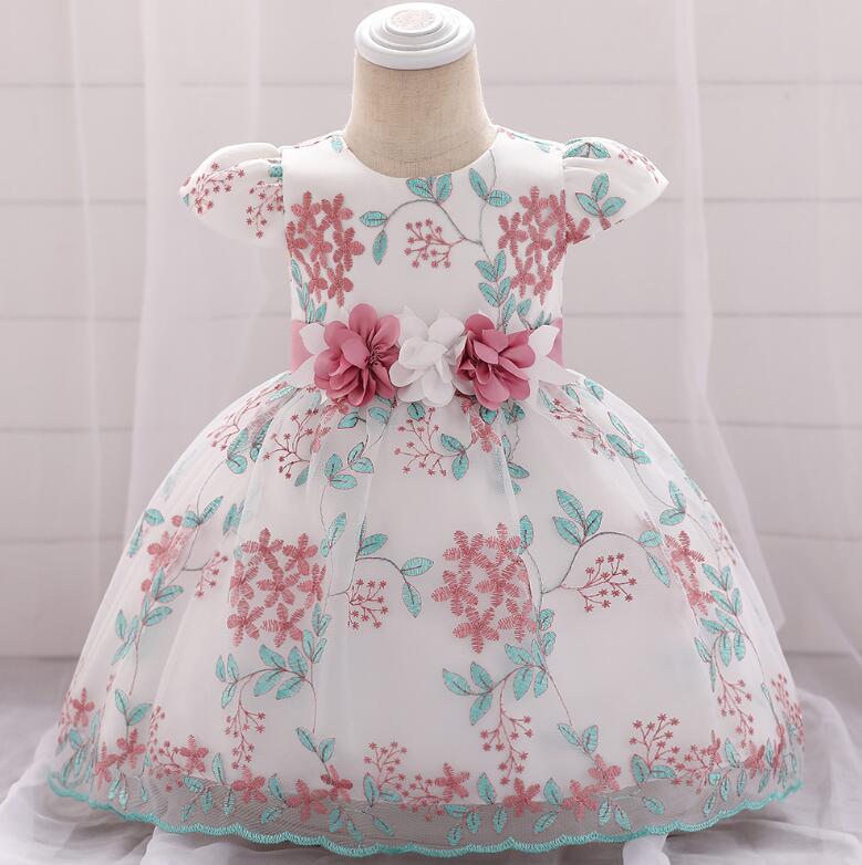 Summer Children's Clothing - New Baby Birthday Party Wedding Dress Skirt Girls Fluffy Dress