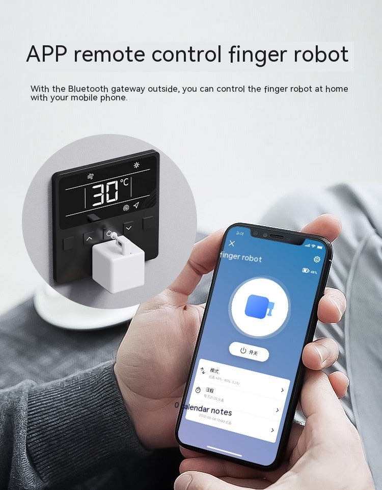 Smart Finger Robot for Home Automation - Bluetooth & Voice Control - TechGenius