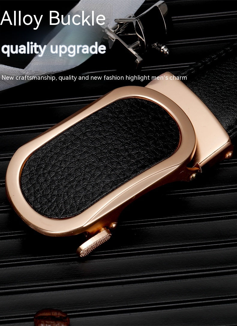 Men's Artificial Leather Comfort Click Belt - Flexible Innovation