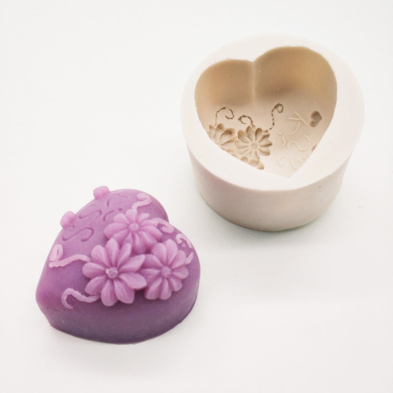 Moule en silicone pour gâteau mousse à la rose