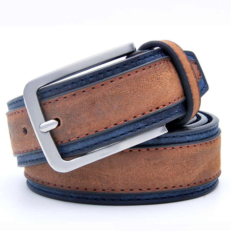 Men's Fashion Casual PU Belt - Denim Optimized