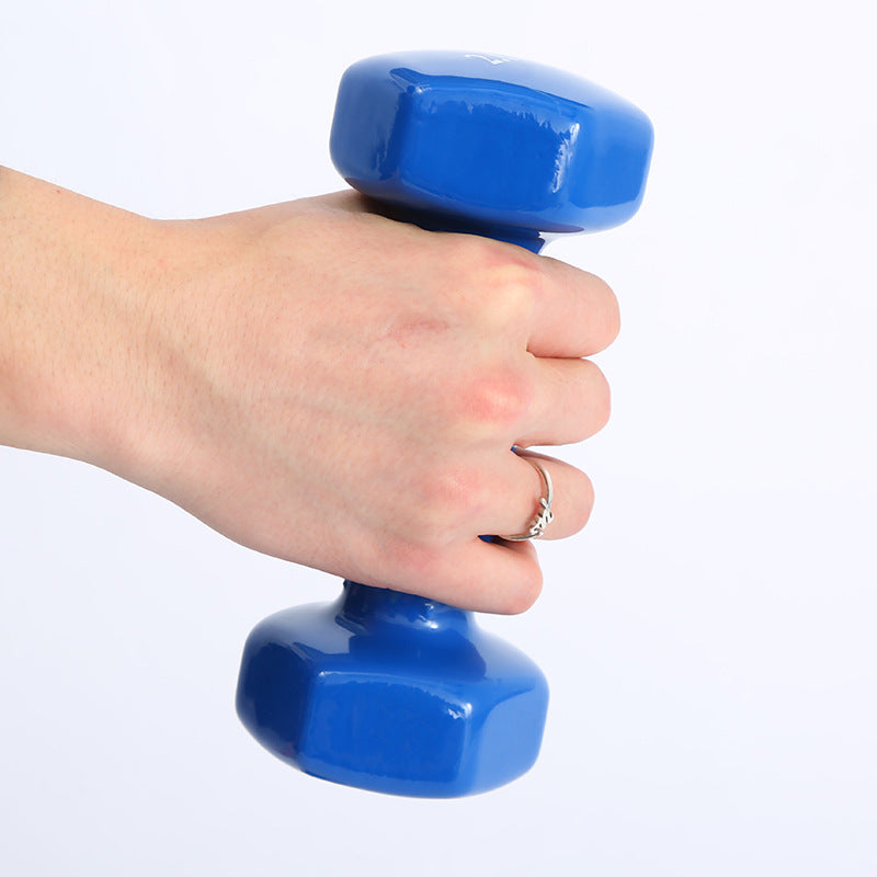 Färg fitness hantlar