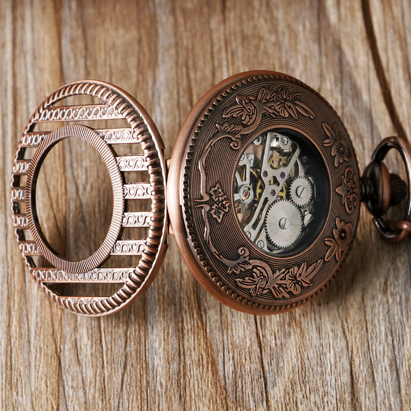 Vintage Manual Mechanical Pocket Watch - Classic Timeless Nostalgic Elegant Precision Traditional Charm