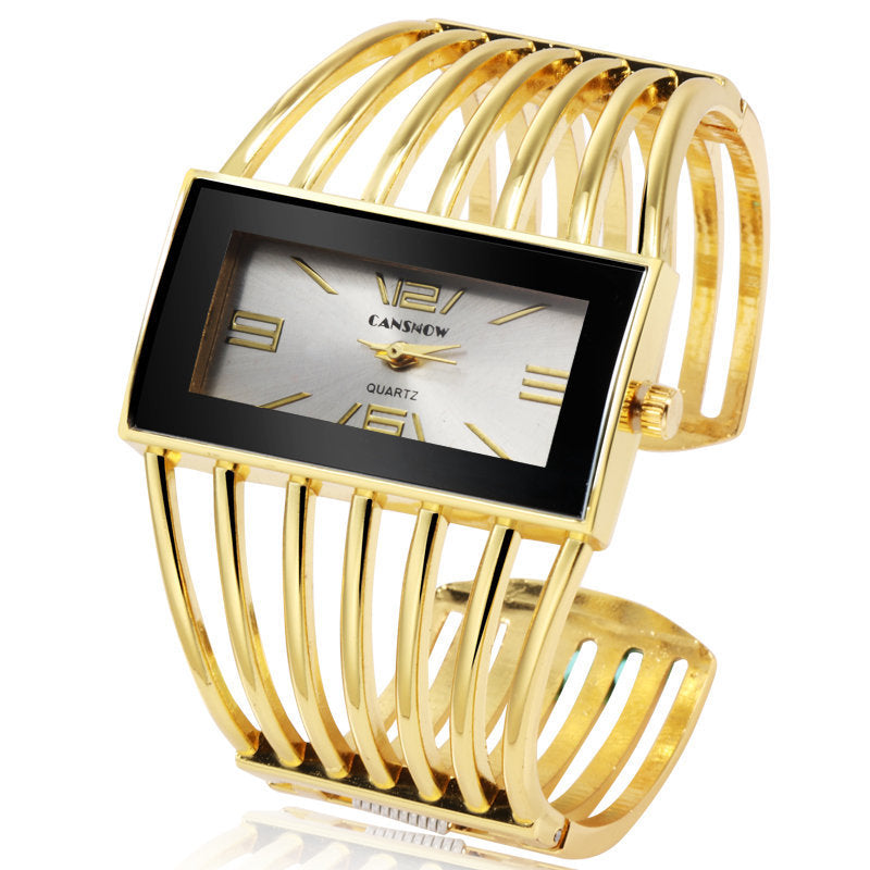 CANSNOW Damklocka Lyxig Mode Roséguld Armbandsur Dam Klänning Klocka Kvinna Dam Saati Flickor Armbandsur Relojes