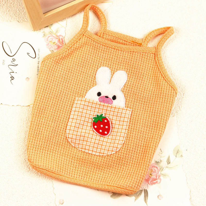 Vêtements pour chiens, vêtements fins, haut brodé