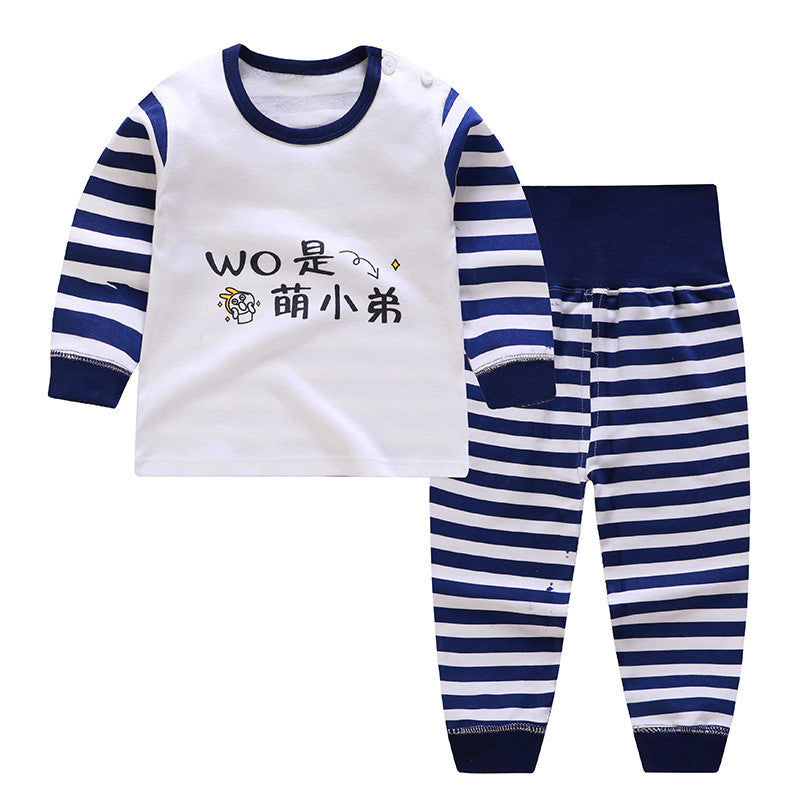 High Waist Belly Protector Baby Underwear Set