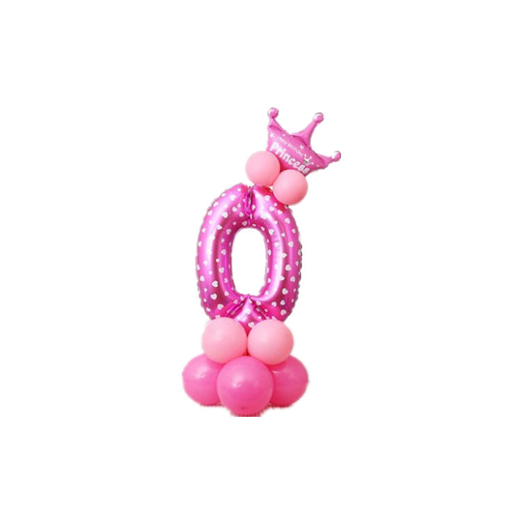 Ballon en aluminium pour fête d'anniversaire