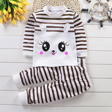 Costume de sous-vêtements pour enfants, pyjama pour bébé à base de pur coton