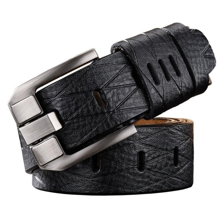 Men's Versatile Leather Belt - Adaptive Excellence