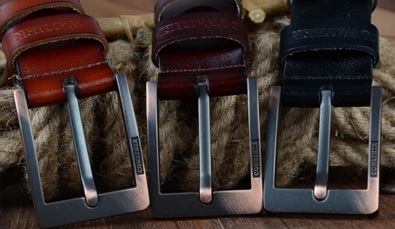Men's Leather Belt - Classic Simplicity