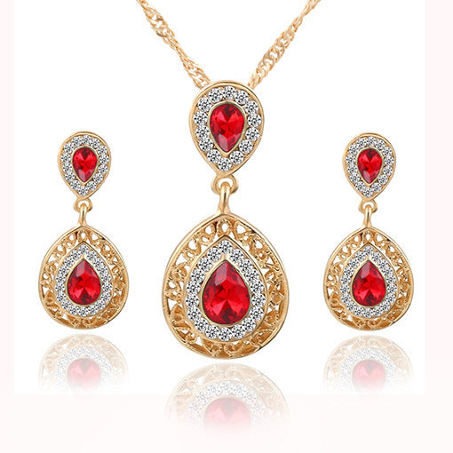 Earrings and Necklace Set Combination - Elegant Jewelry Collection