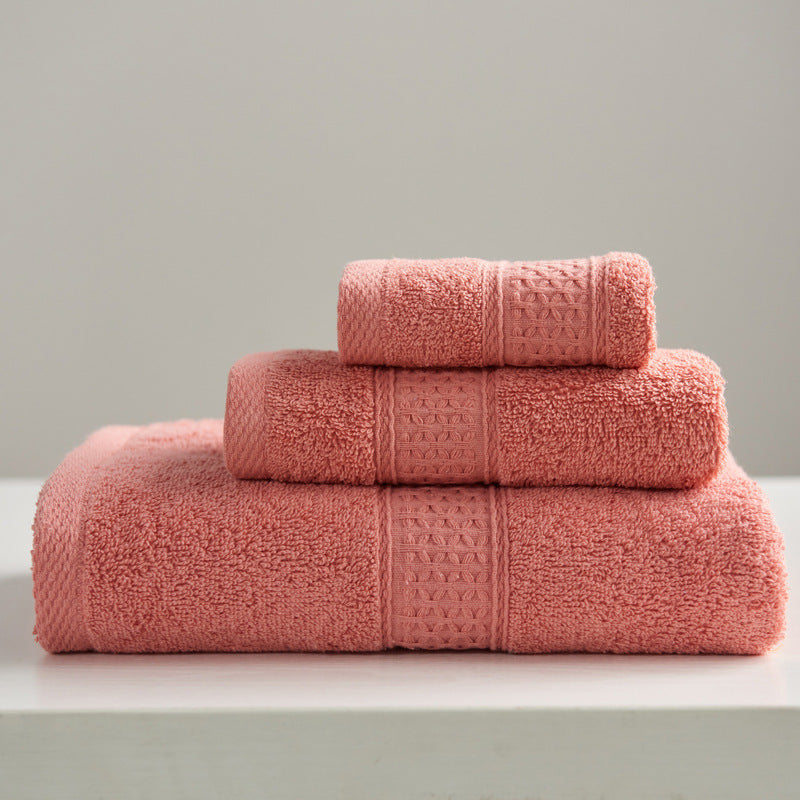 Serviette carrée de Style minimaliste, ensemble de serviettes de bain en pur coton