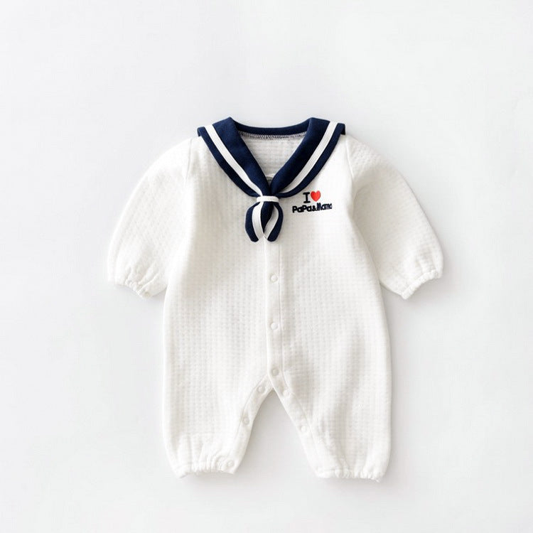 Navy Style Baby Onesies - Newborn Clothes