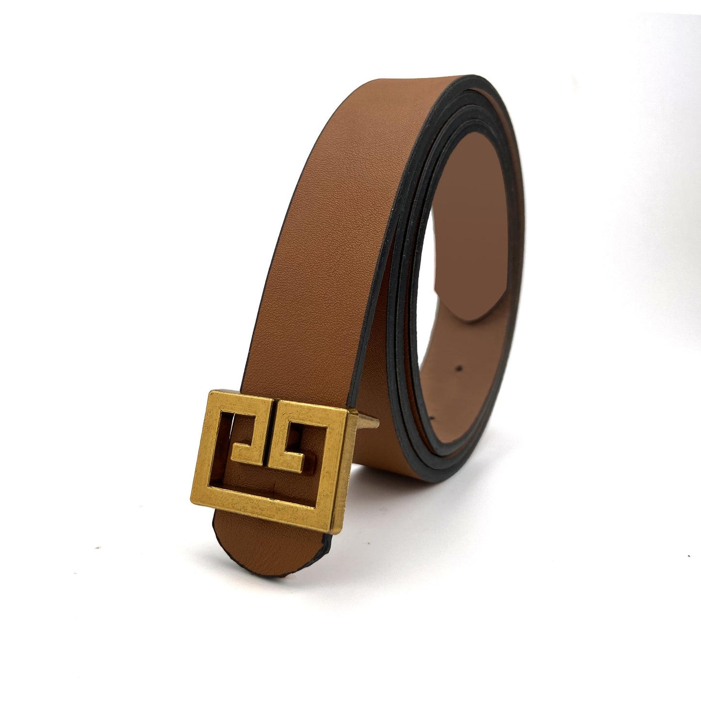 Women's Bronze Decorative Belts for Clothes - Sophisticated Elegance