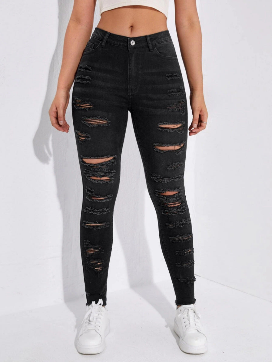 All-match Skinny Denim Trousers For Women - Universal Appeal