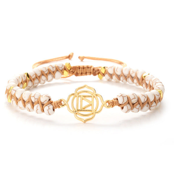 Sju chakra spirituell meditationsarmband
