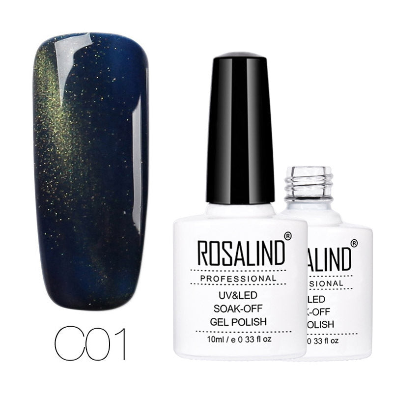 Cat Eye Gel Nail Polish - 30 Colors - 10ml - Phototherapy UV/LED - 2 Year Shelf Life - Natural Resin Formula