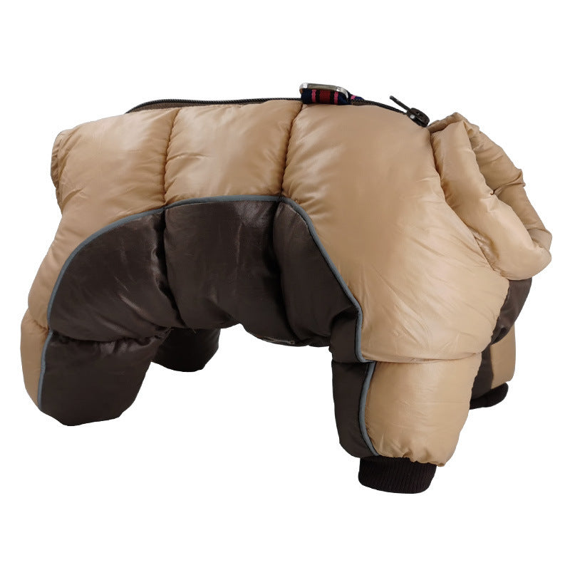 Vêtements d'hiver pour animaux de compagnie, veste Super chaude, manteau en coton plus épais, imperméable, pour petits chiens, vêtements pour chiots
