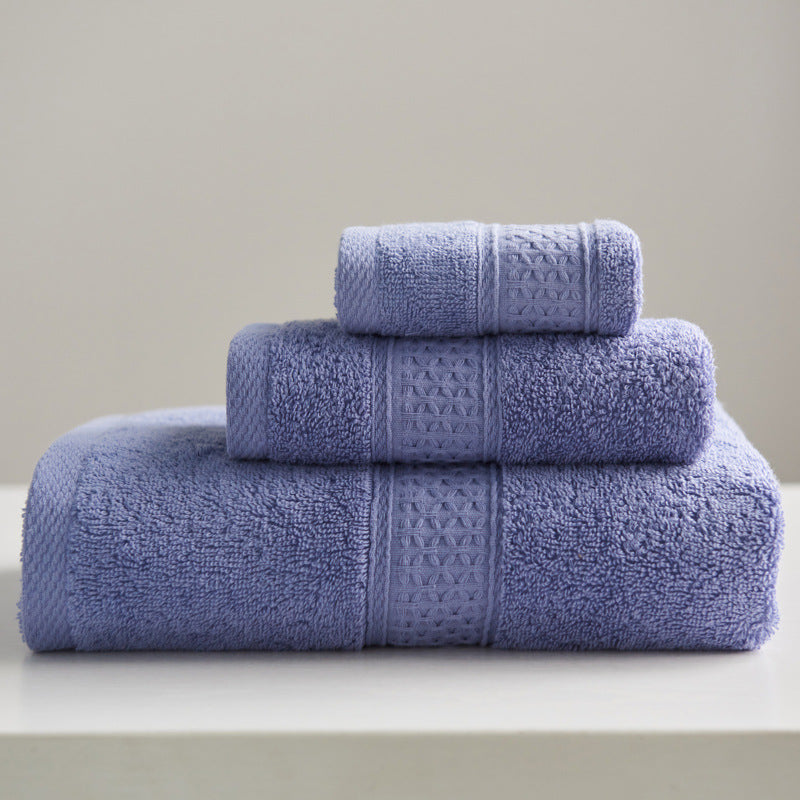 Serviette carrée de Style minimaliste, ensemble de serviettes de bain en pur coton