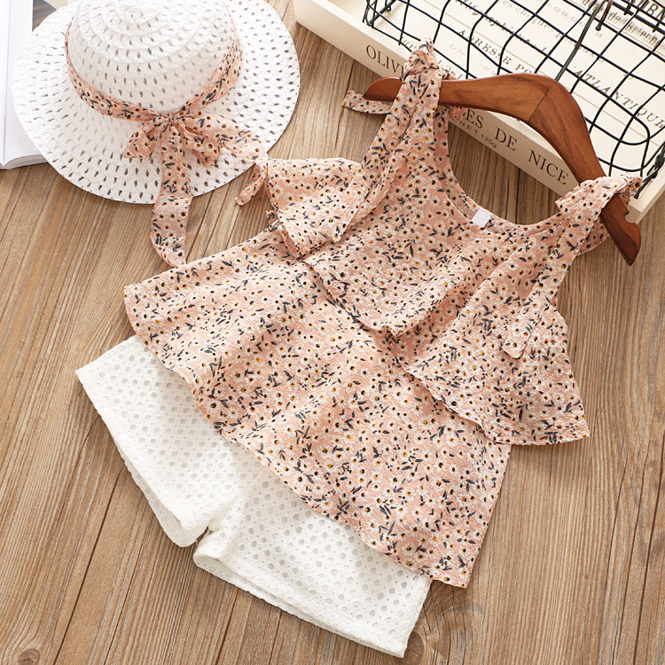 Chiffon Sling Two-piece Suit - Cool Girl Styling