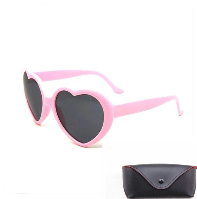 Heart-Shaped Light Love Special Effects Glasses Love Glasses Fashion Sunglasses