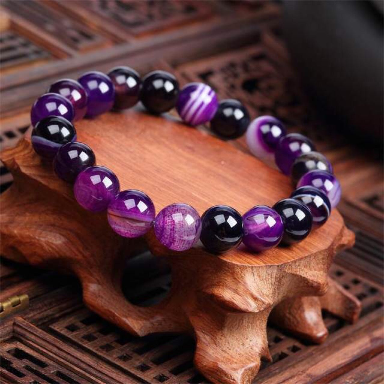 Ametist armband